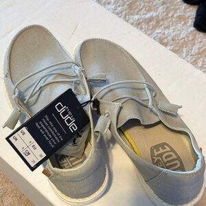 Hey Dude Light Gray Slip-On Shoes